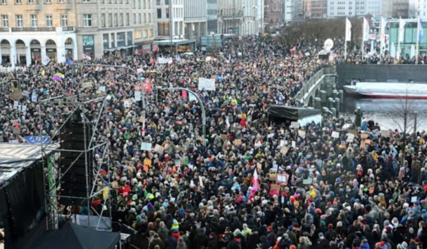 В Германия се проведоха митинги срещу крайната десница През уикенда