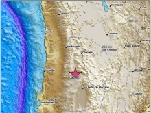 Земетресение с магнитуд 5,4 по скалата на Рихтер разтърси Чили