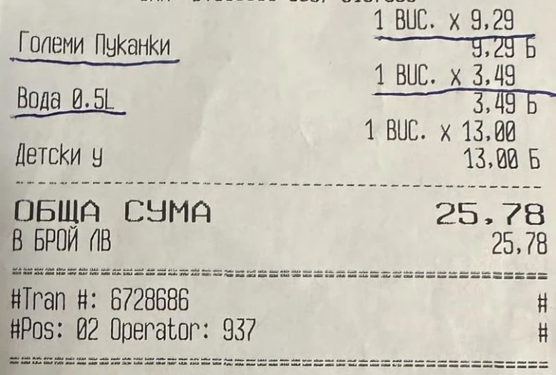 Киното излиза все по-солено: 9 лева за пуканки и 3,50 за малка вода, пловдивчанин показа касова бележка