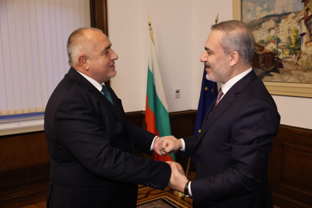 Лидерът на ГЕРБ Бойко Борисов се срещна с турския министър
