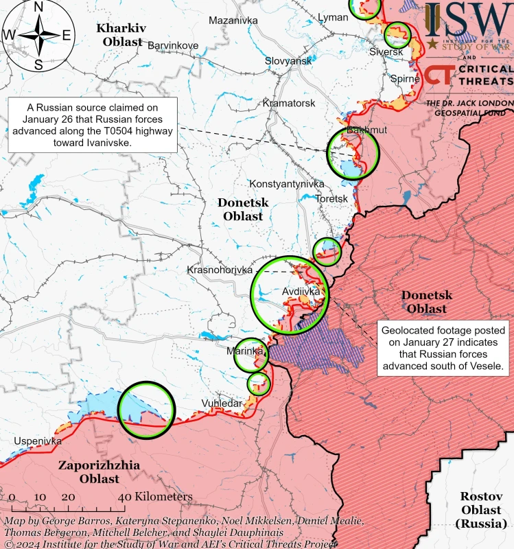 ISW: ВСУ са си върнали позиции в района на Горловка