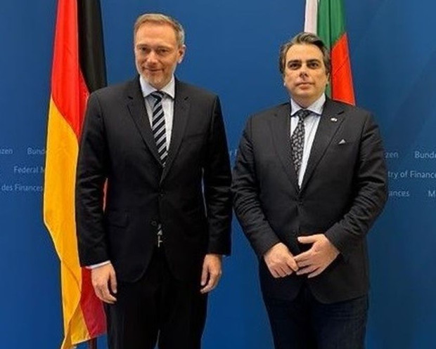 Германия подкрепя членството на България в еврозоната, потвърди финансовият министър