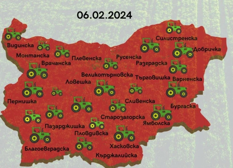 Фермерите от цялата страна са в готовност за ефективни протести