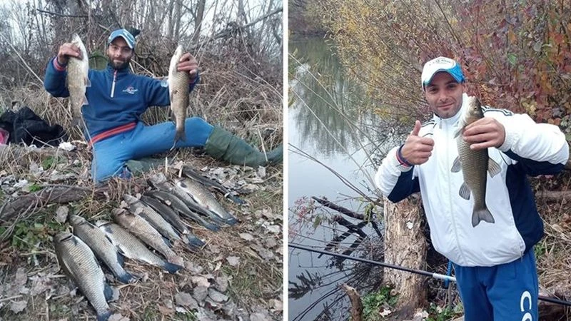 Рибари се надпреварват за едри кефали в Марица