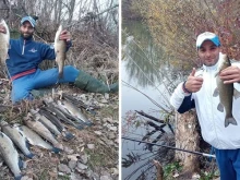 Рибари се надпреварват за едри кефали в Марица