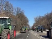 Над 200 зърнопроизводители се включиха в протеста в Старозагорско