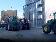 Тракторите влязоха в Пловдив