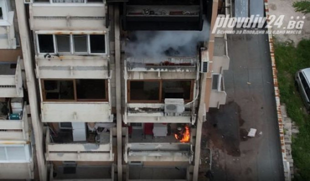 TD Пожар избухна в жилище в пловдивския район Тракия научи