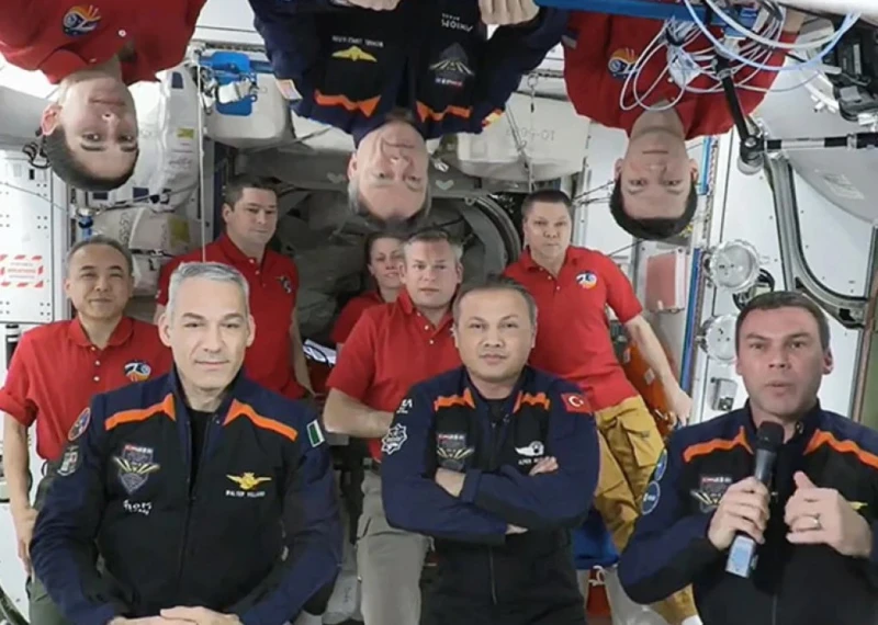 Астронавтите от Турция, Италия и Швеция се завърнаха от посещение на МКС