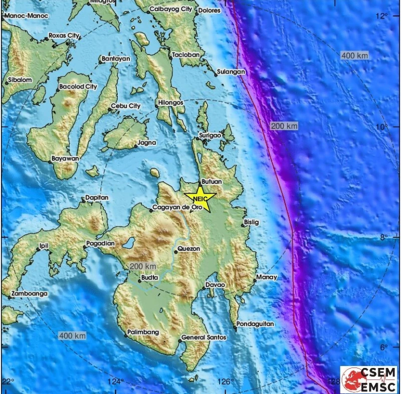 Земетресение от 5,8 разтърси Филипините