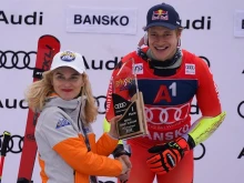 Министърът на туризма награди Марко Одермат на Световната купа по ски в Банско