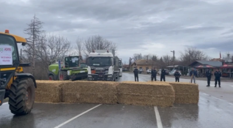 Търновски земеделци блокираха "пътя на украинската стока"