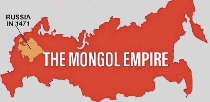 Монголски президент се подиграва на Путин с карта, показваща колко малка е била Русия