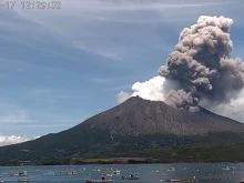 В Япония започна изригване на вулкана Сакураджима