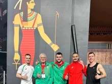 Гимнастиците ни с подиумна тренировка преди състезанието за Световната купа в Египет