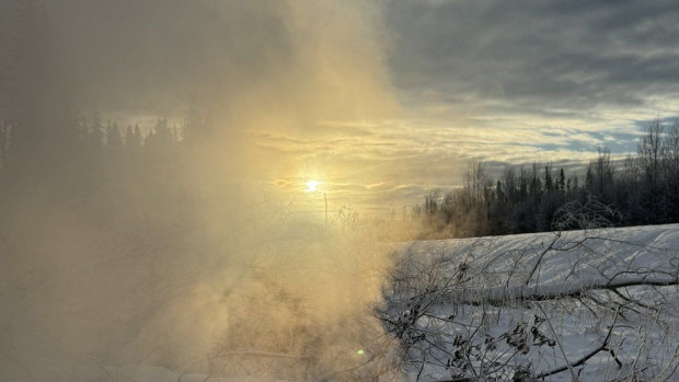 Дори в разгара на канадската зима при температури от минус