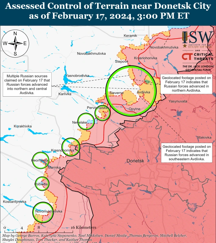 ISW: Русия превзе Авдеевка, защото за първи път успя да установи превъзходство във въздуха