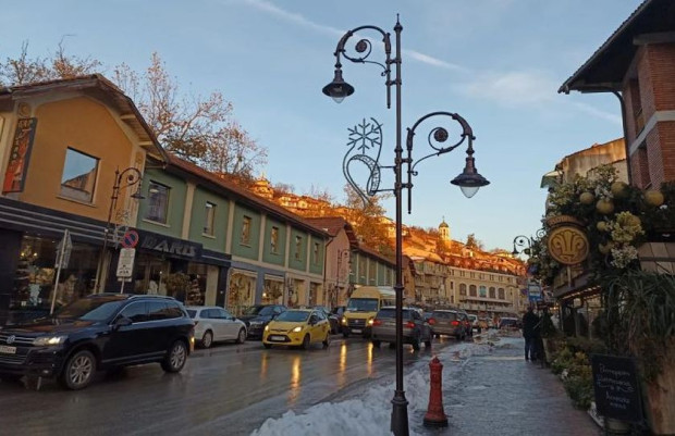 Велико Търново, където румънският е най-често срещаният език и румънското