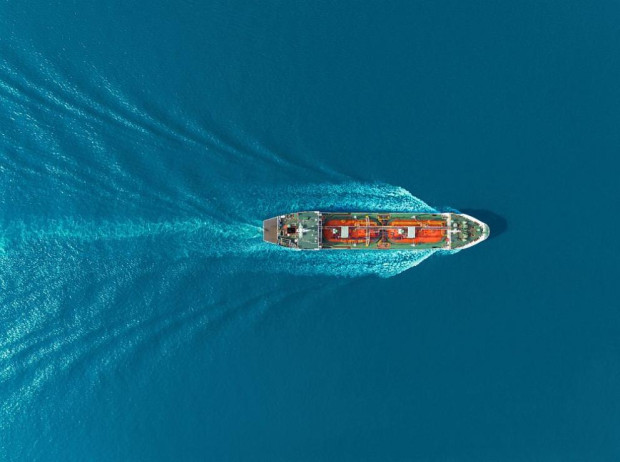Товарен кораб под флага на Белиз пътуващ от Обединените арабски