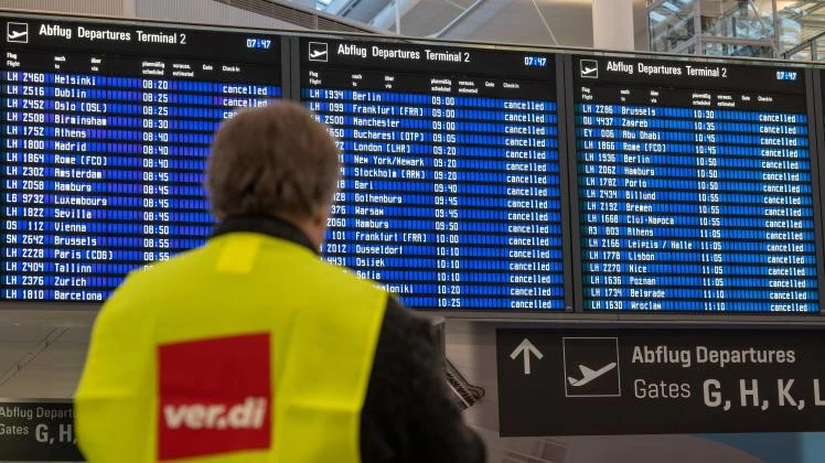 Наземният персонал на Lufthansa обяви нова стачка в Германия