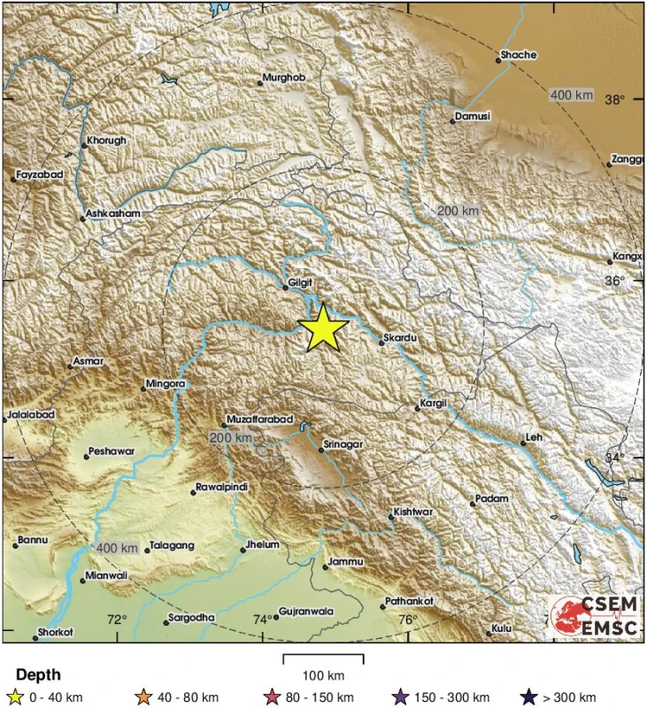 Земетресение с магнитуд 5,2 удари Пакистан