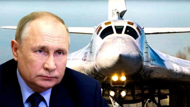 Путин летя с Ту-160М, най-големият свръхзвуков бомбардировач-ракетоносец в света