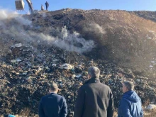 Пожар в депото за отпадъци край Пазарджик, кметът Куленски нареди проверка на концесионера