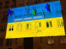 Сградата на Столичната община ще бъде осветена с цветовете на украинското знаме
