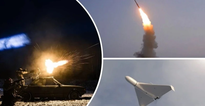 Комбинирана нощна атака над Украйна: Свалени са две ракети Х-31
