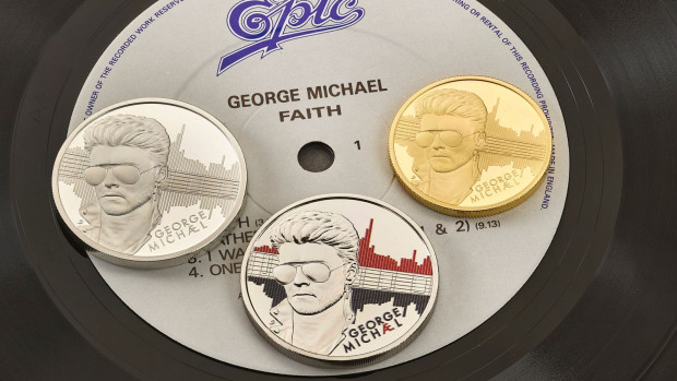 Колекционерска монета в чест на Джордж Майкъл беше представена от