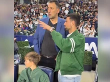 Джокович заведе сина си на мач в Лос Анджелис