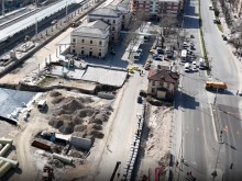 Правят изкопите на пробива под централна жп гара в Пловдив