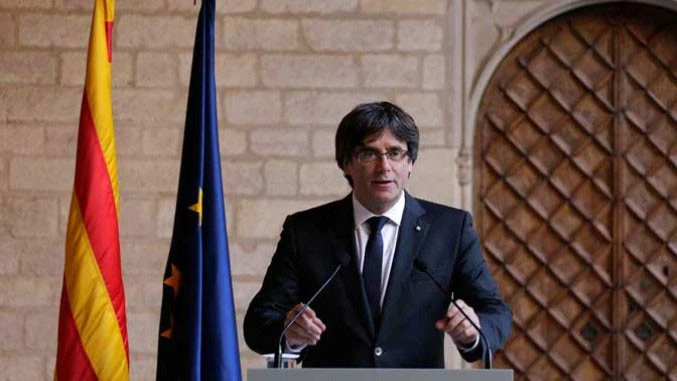 Испания започва разследване за тероризъм срещу каталунския сепаратист Пучдемон