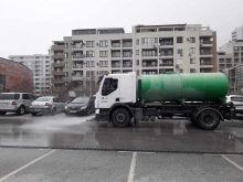 Започна машинното миене на Пловдив