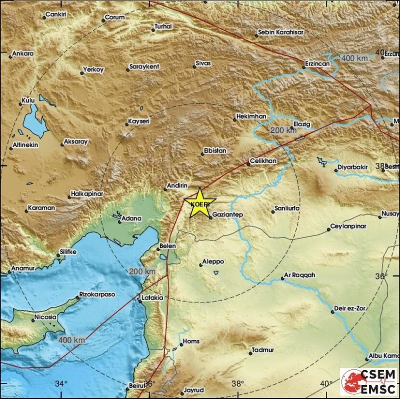 Земетресение от 4,0 степен по Рихтер е регистрирано в Централна Турция