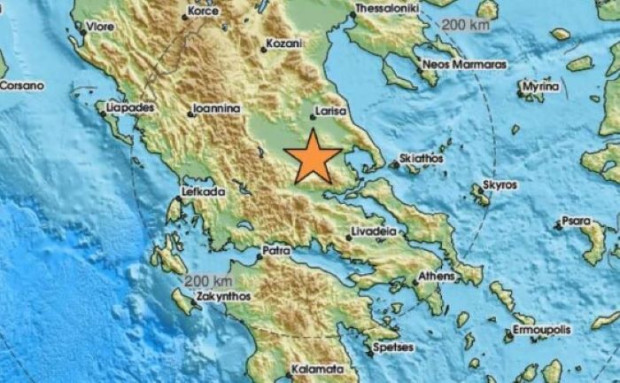 Земетресение с магнитуд 4.0 по скалата на Рихтер разтърси Гърция.