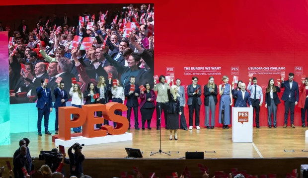 Партията на европейските социалисти ПЕС която се събра на конгрес