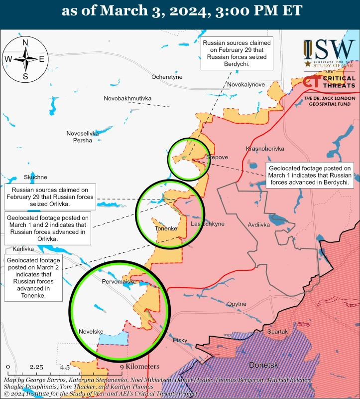 ISW: ВСУ се възползват от недостатъците при руските атаки и успешно удържат отбраната край Авдеевка