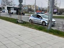 Блъснаха велосипедист на кръгово в Пловдив