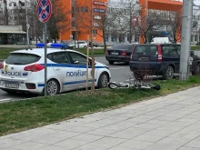 Първи кадри от мястото на инцидента в Пловдив, колелото е неузнаваемо