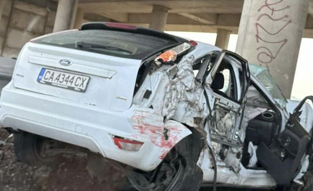 При катастрофата на Северната тангента в София е пострадал шофьорът на колата