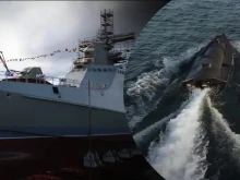 Украински дронове са ударили руския патрулен кораб "Сергей Котов" 