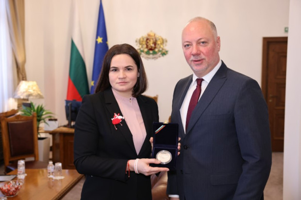 Председателят на Народното събрание Росен Желязков разговаря с лидера на