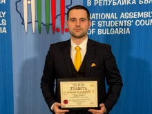 Възпитаник на Русенския университет е носител на националната награда "Студент на годината"