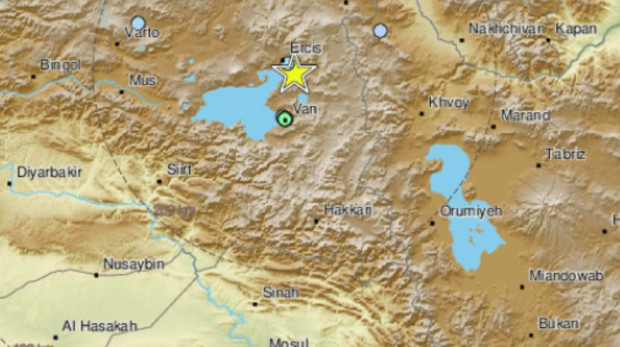Земетресение с магнитуд 4,2 беше регистрирано днес в източния турски