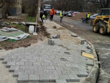 Започна ремонтът на тротоара на ул. "Булаир" в ж.к. "Хиподрума" в София