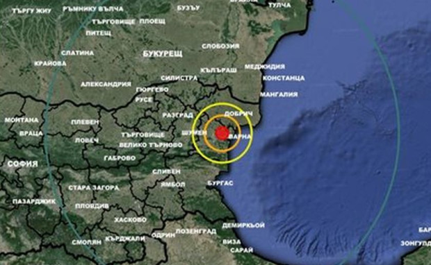 Земетресение край Варна!