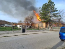 Пожар в училище ОУ "Христо Ботев" в село Езерово