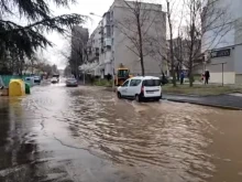 Улица "Рига" в Русе стана река
