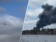 Военнотранспортен самолет Ил-76 се разби в руския град Иваново